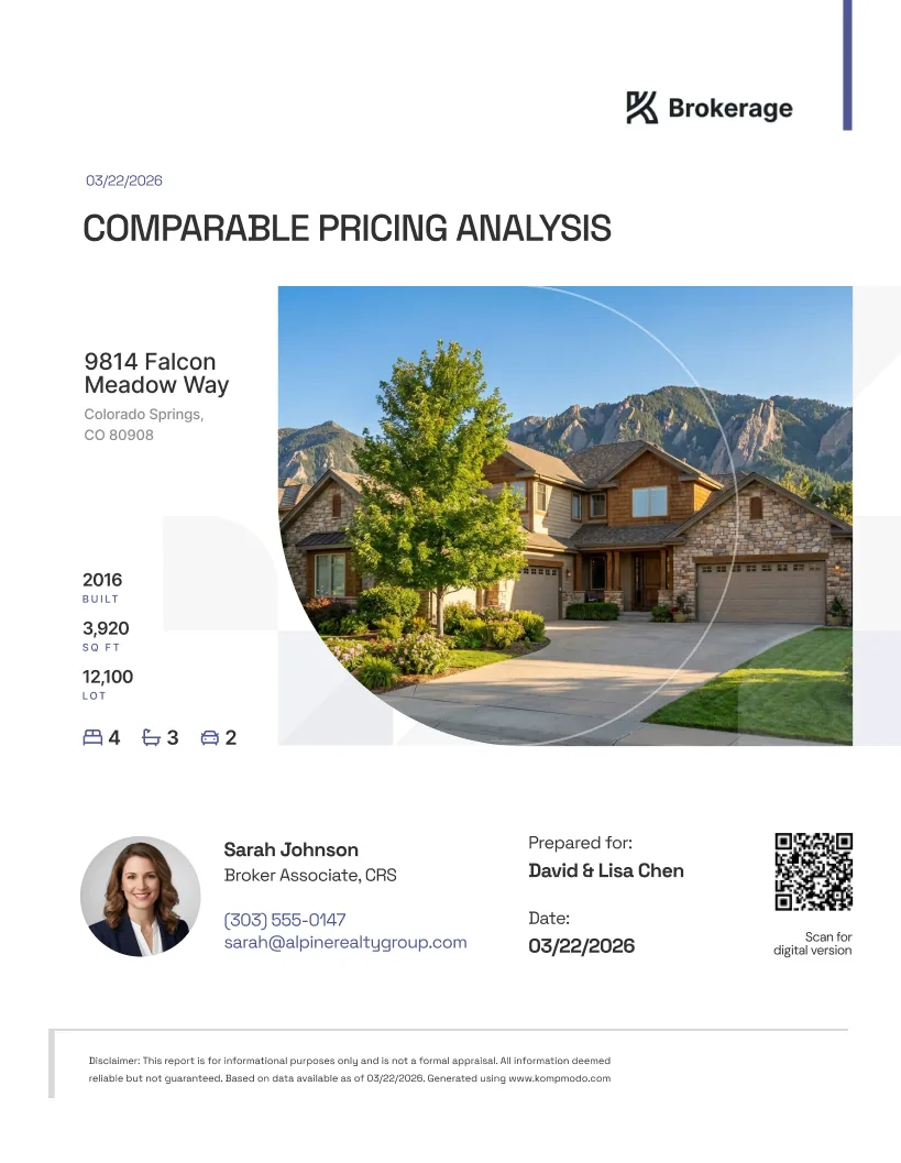 Geometric report cover