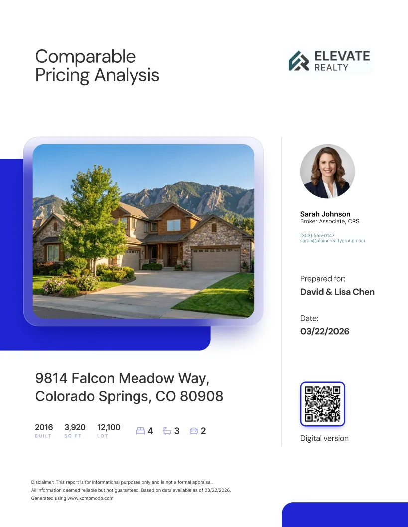 Modern report cover